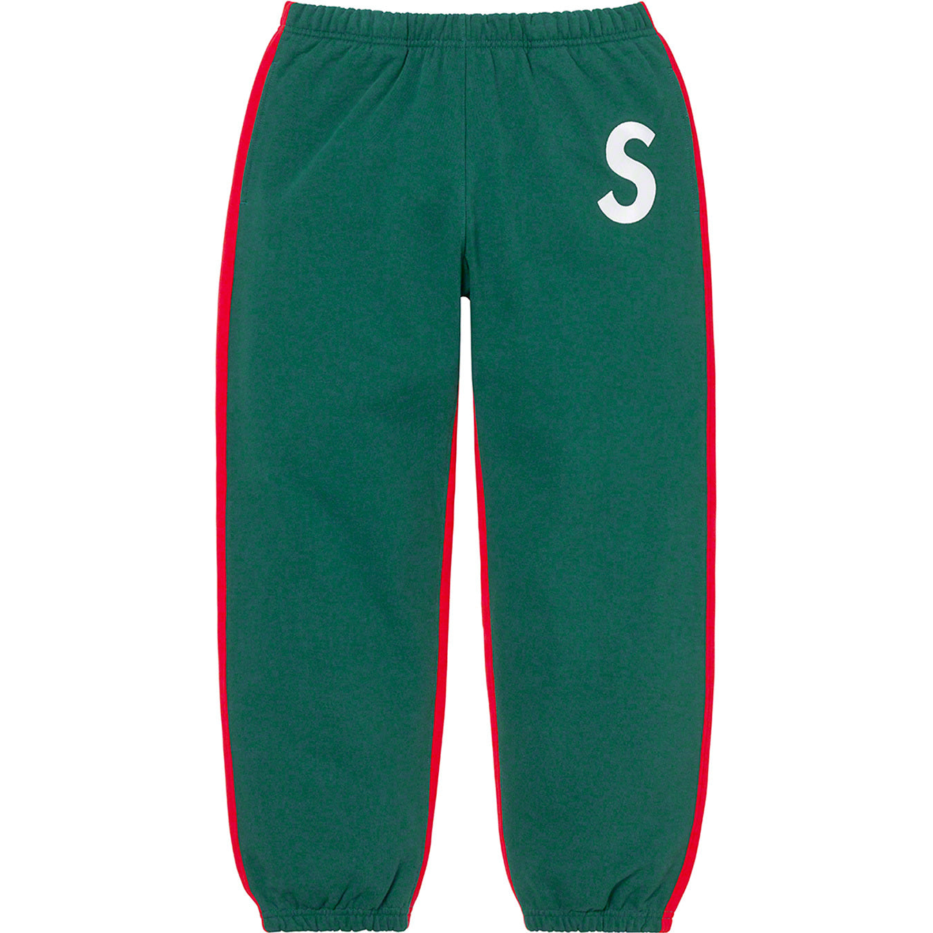 Supreme S Logo Split Sweatpant Dark Green - NY Tent Sale