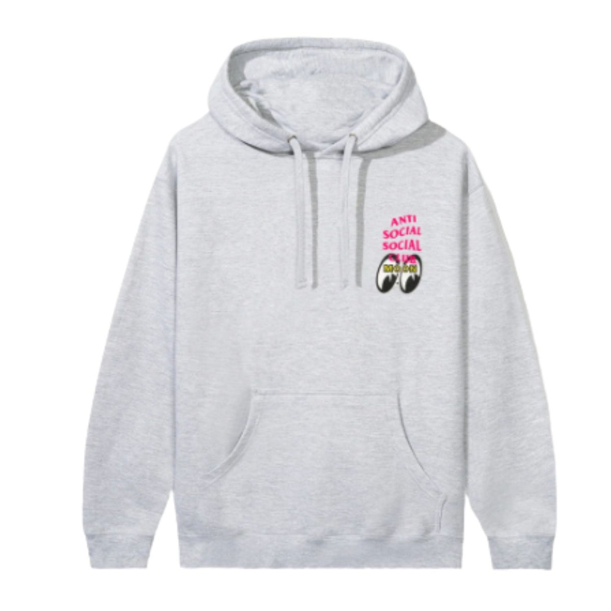 Anti Social Social Club X Mooneyes Stacked Hoodie Heather Grey