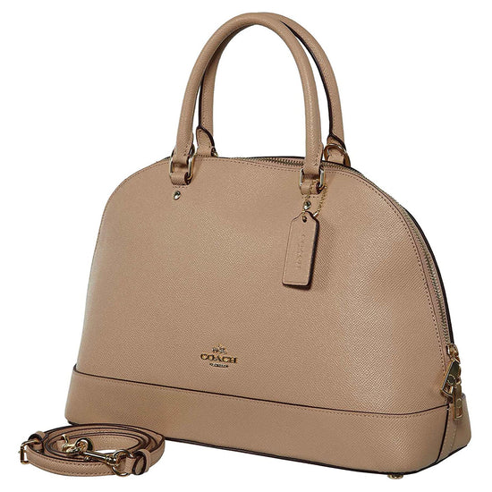 Coach Cross Grain Sierra Satchel Handbag Womens Style : F27590