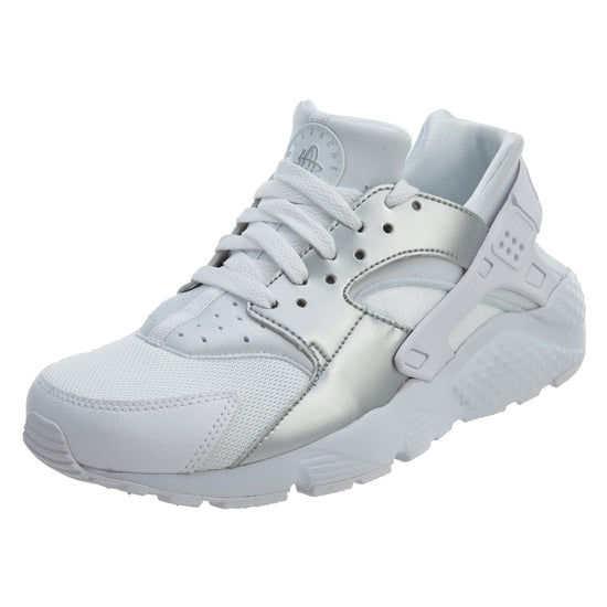 Nike Huarache Run GS white/metallic silver Boys / Girls Style :654275