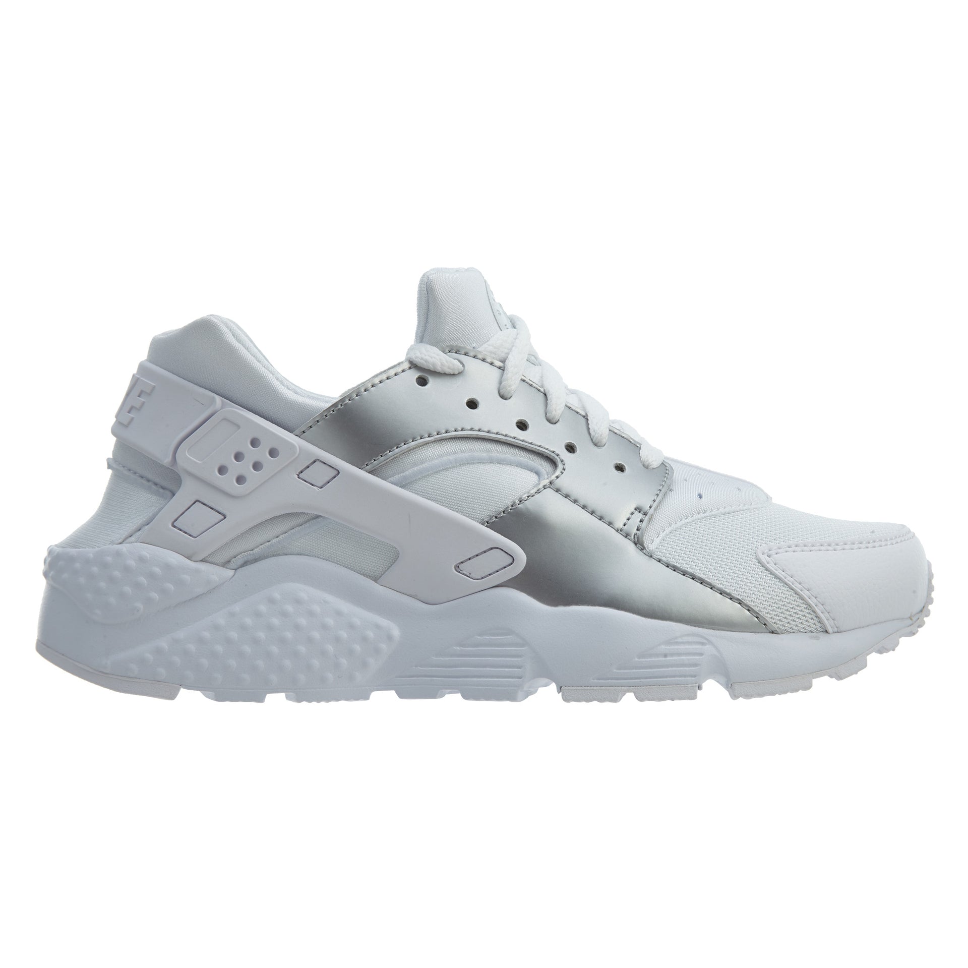 Nike Huarache Run GS white/metallic silver Boys / Girls Style :654275