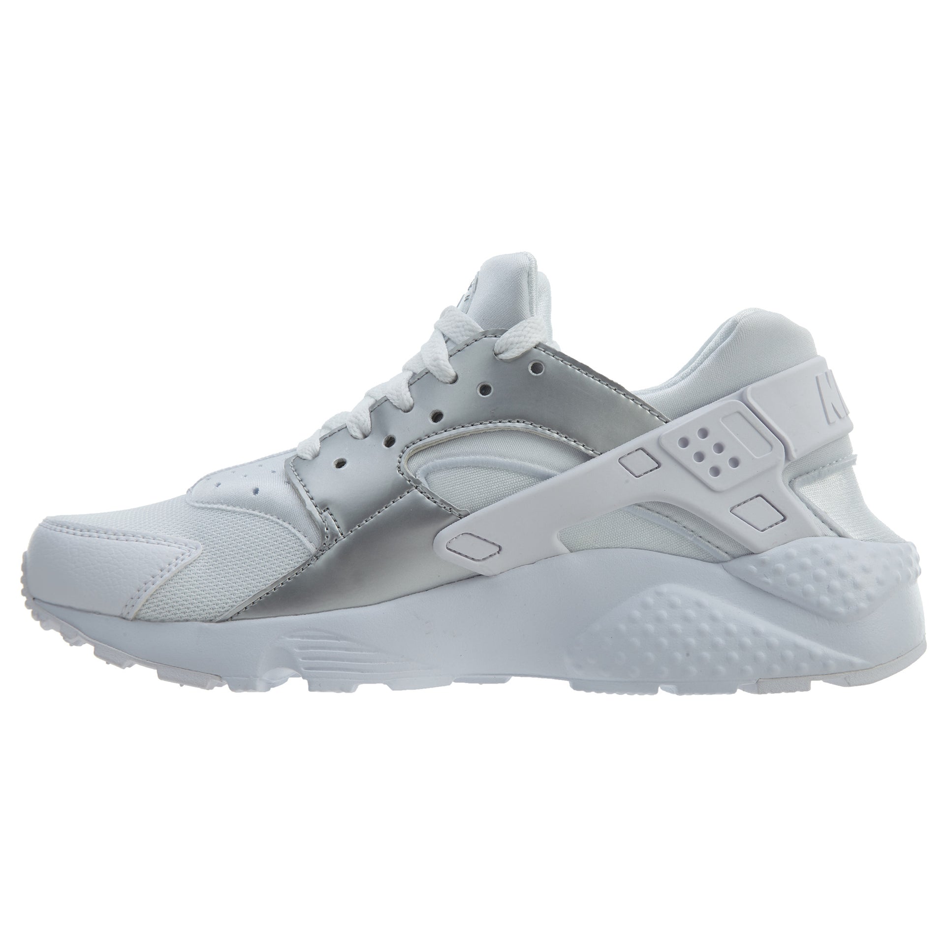 Nike Huarache Run GS white/metallic silver Boys / Girls Style :654275