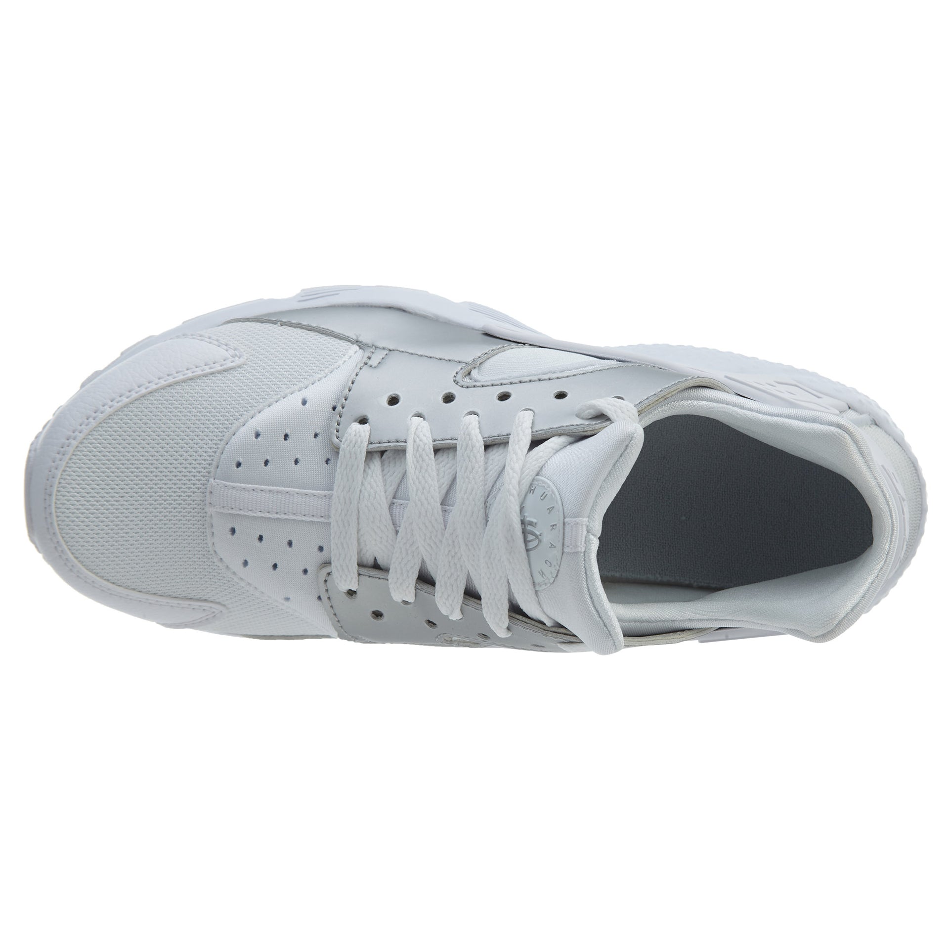 Nike Huarache Run GS white/metallic silver Boys / Girls Style :654275