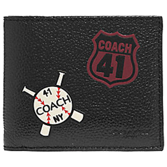 Coach 3 In 1 Leather Tbd Wallet Mens Style : F24655