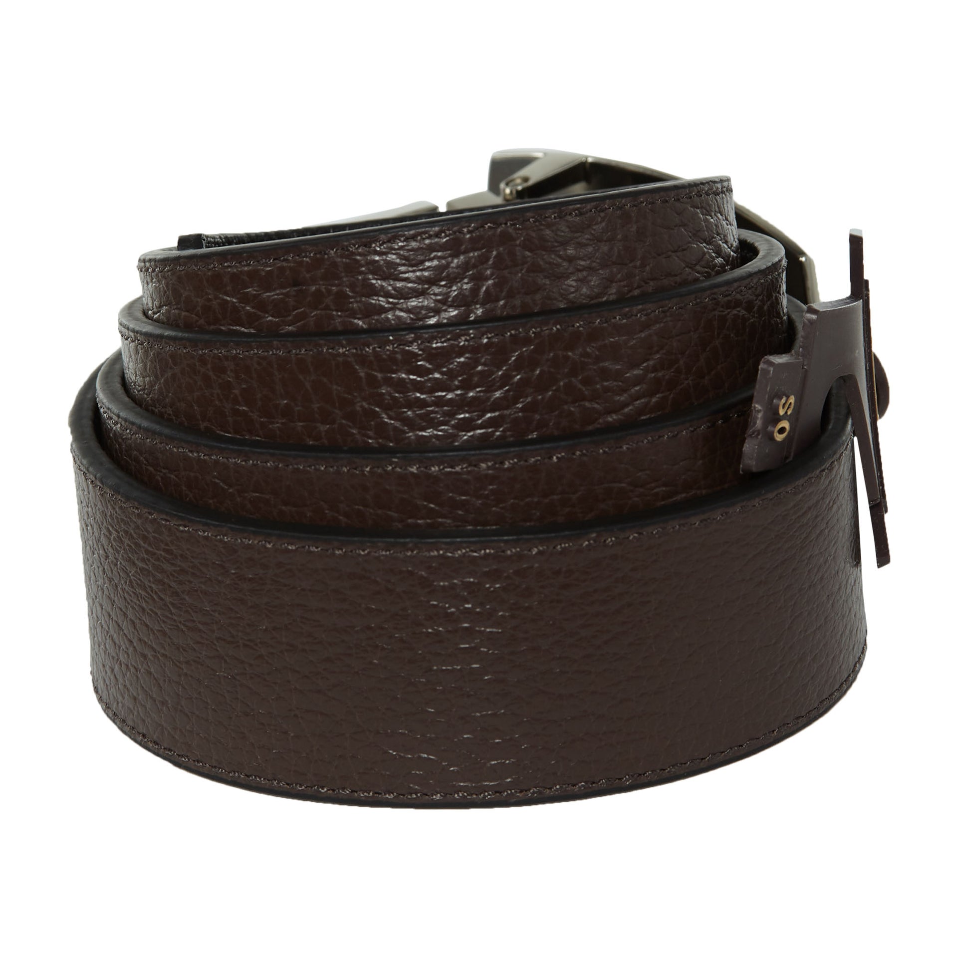 Coach Wide Plaque Reversible Belt Black/Brown