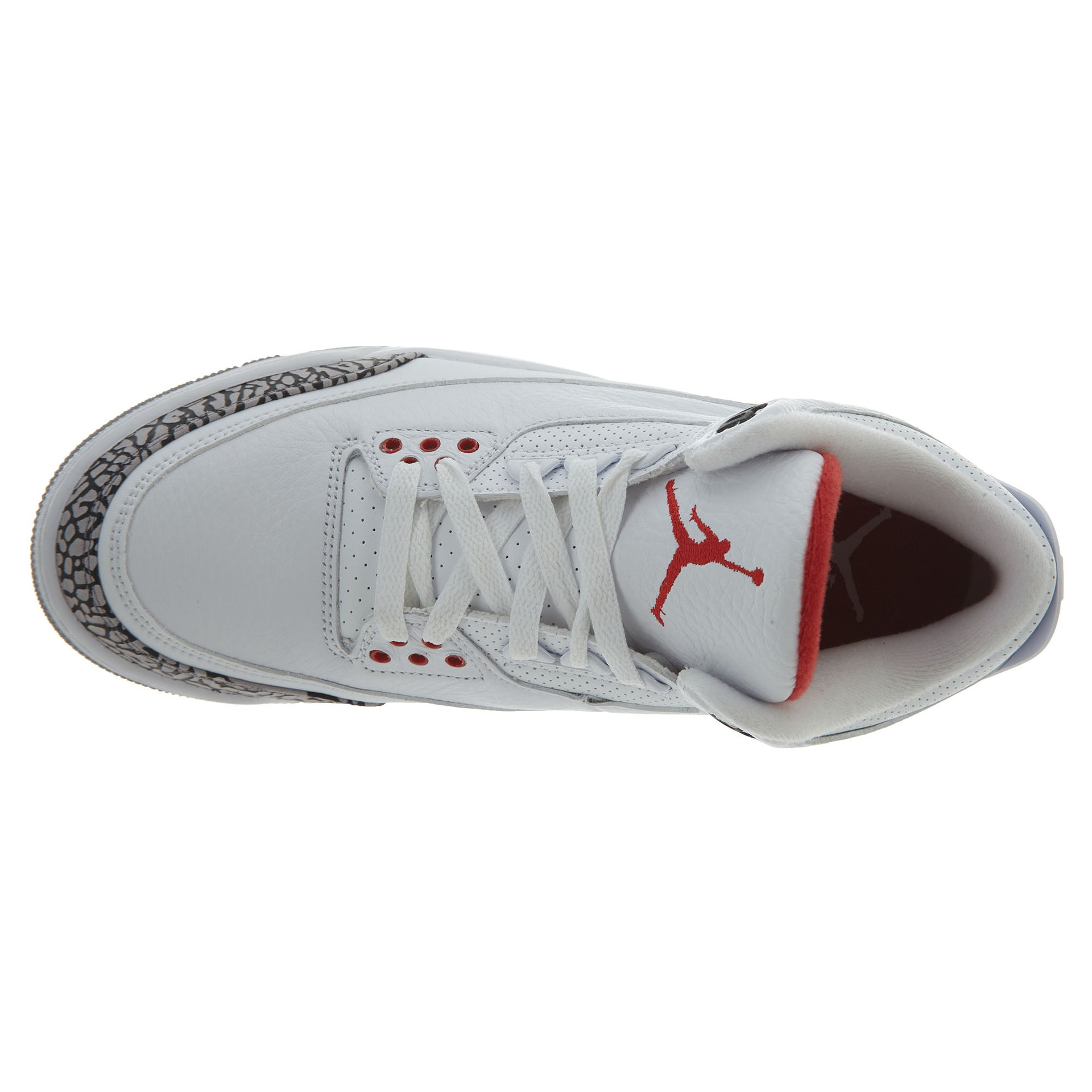 Air Jordan 3 Retro "katrina" - white/fire red Mens Style :136064