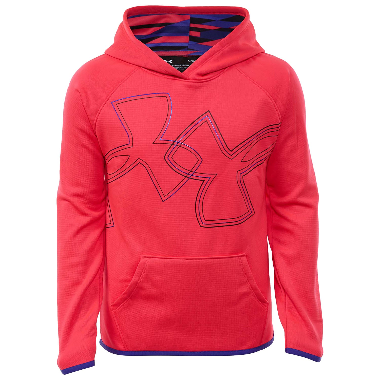 Underarmour Dual Logo Hoodie Big Kids Style : 1317812-975