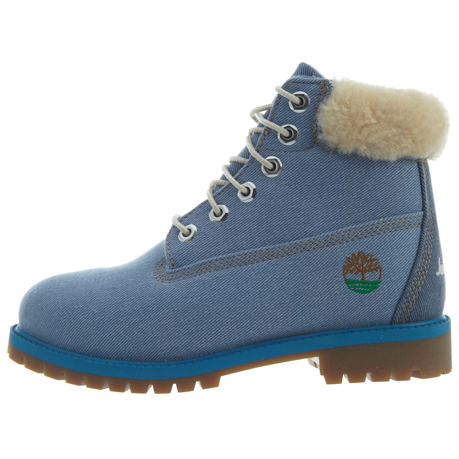 Timberland 6" Fabric Boot Big Kids Style : Tb0a1uxt-Blue