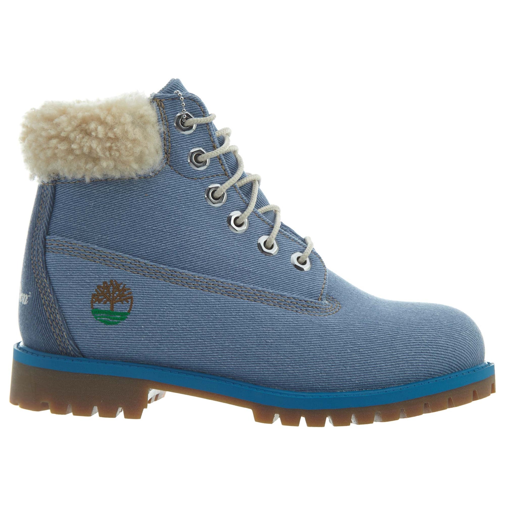 Timberland 6" Fabric Boot Big Kids Style : Tb0a1uxt-Blue