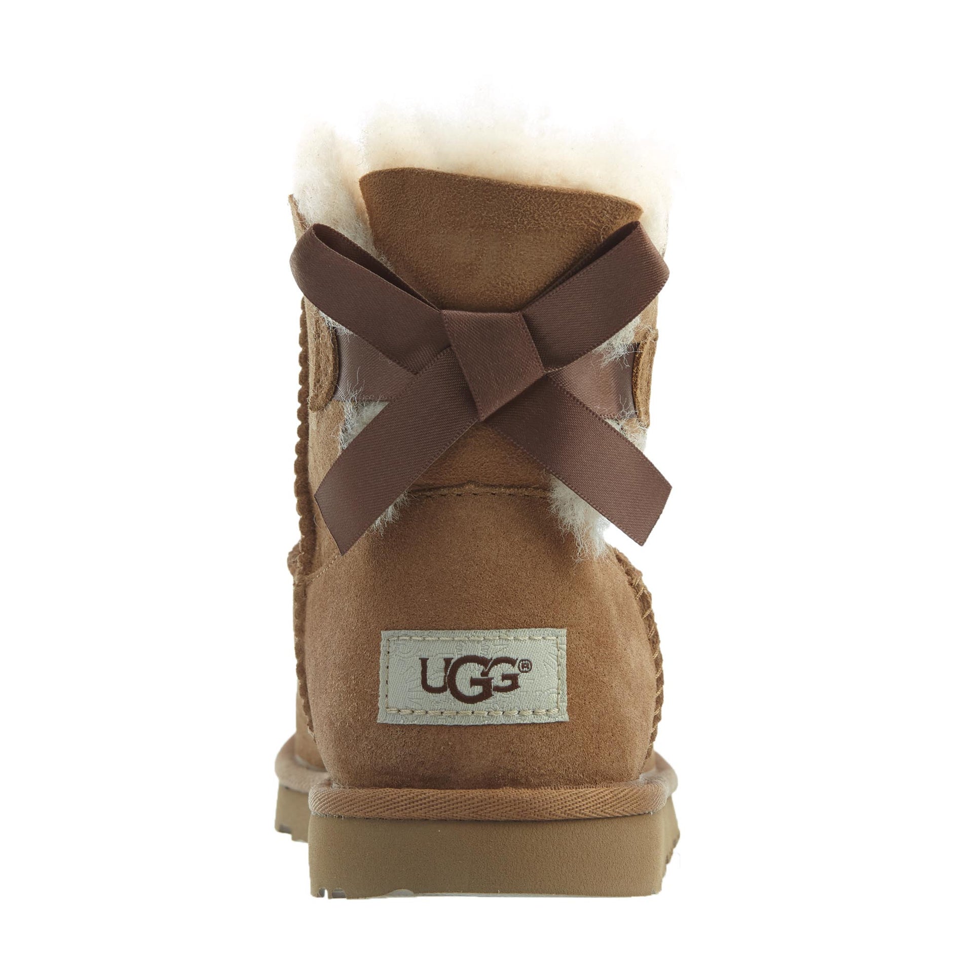 UGG Mini Bailey Bow II Boot Chestnut (Kids)