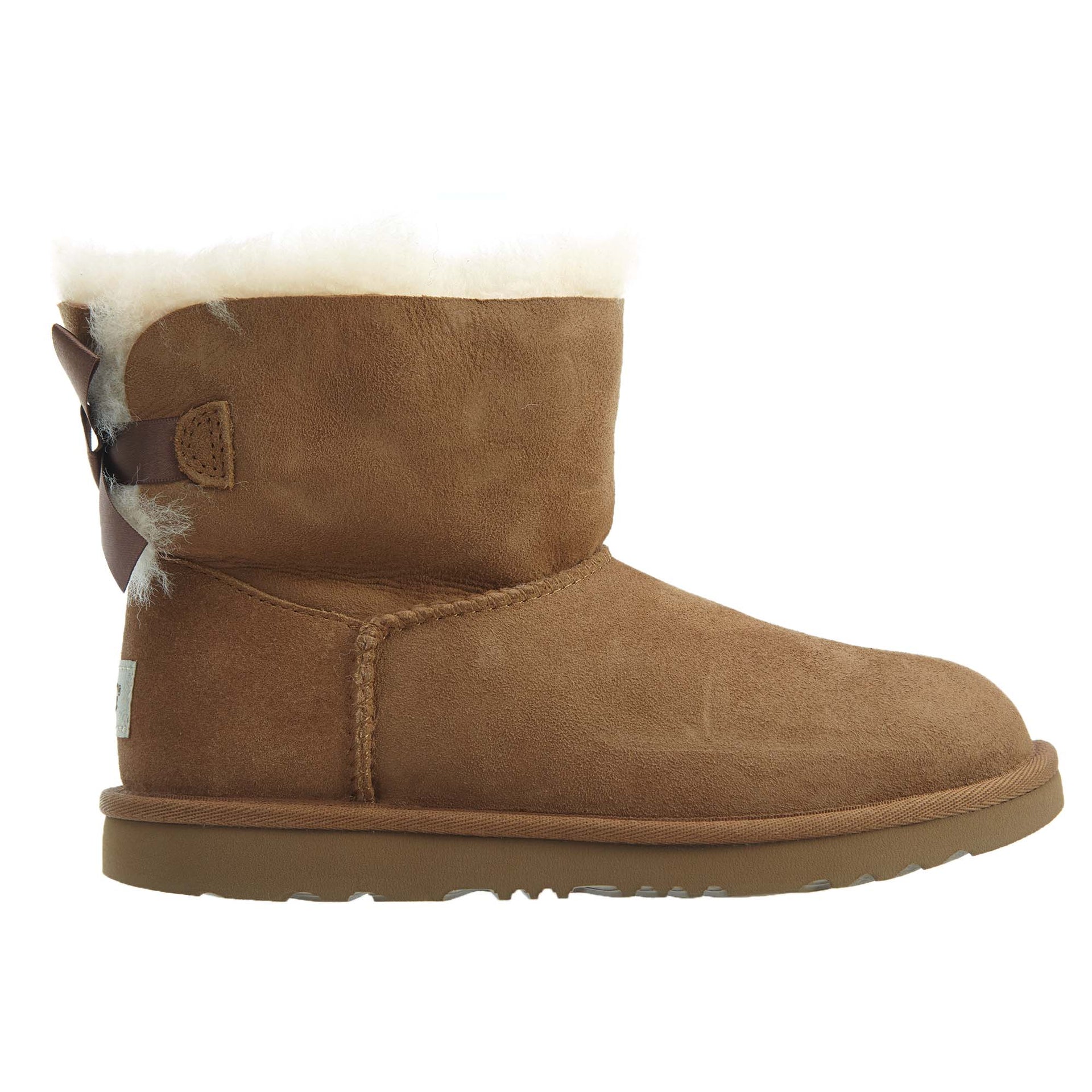 UGG Mini Bailey Bow II Boot Chestnut (Kids)