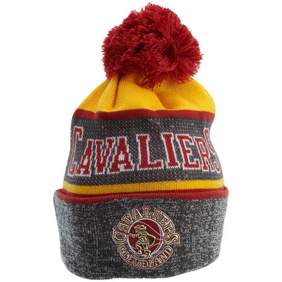 Mitchell&ness Nba Stripe Pom Knit Cleveland Cavaliers Mens Style : Bh48b3-GY