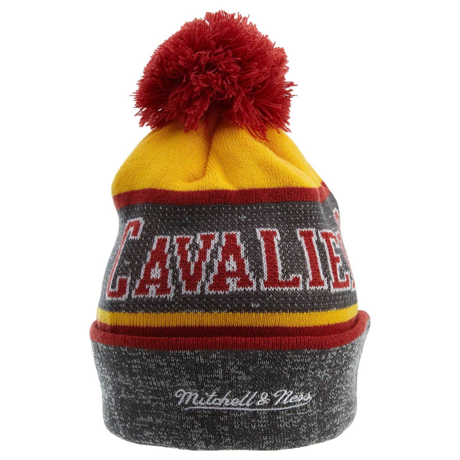 Mitchell&ness Nba Stripe Pom Knit Cleveland Cavaliers Mens Style : Bh48b3-GY