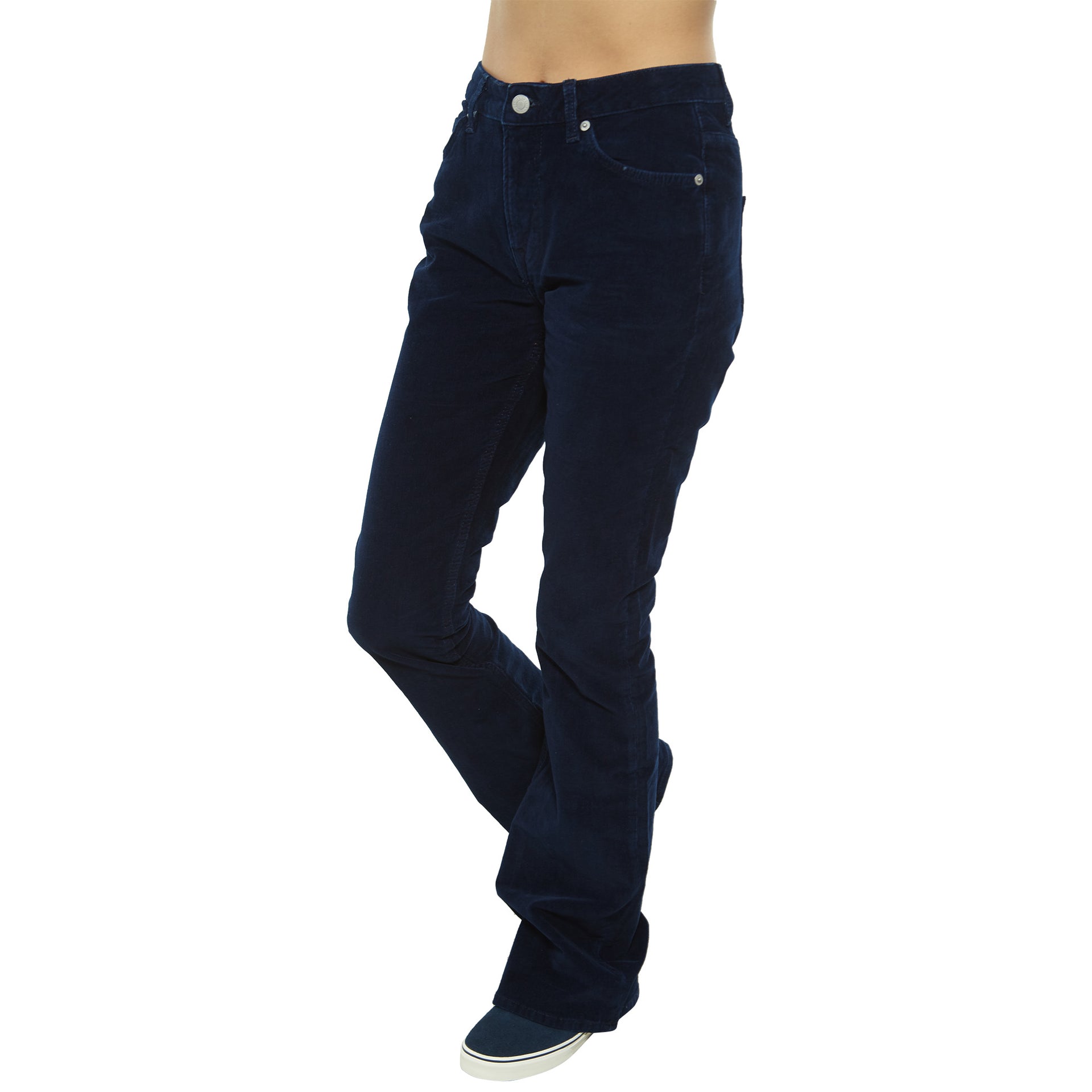 The Cords & Co 5-pocket Mid-waist/slim Fit Flare Womens Style : Hip Ess 30 310-045