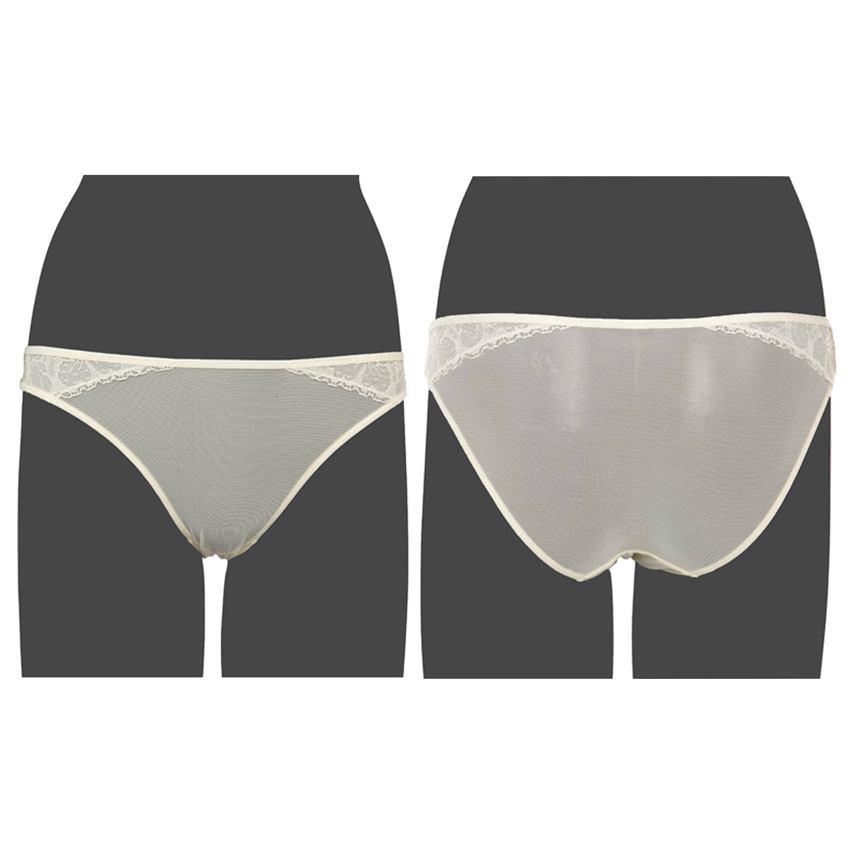 La Perla Marguerite Brazilian Ivory Panty Womens Style : 0019143-0033