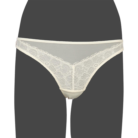 La Perla Merguerite Ivory Lace Thong Womens Style : 0019141-0033