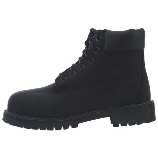 Timberland 6" Premium Boot Black Nubuck (PS)