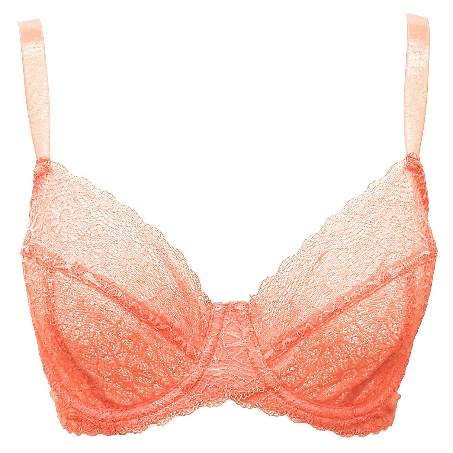 La Perla Reggiseno Orange Antonietta Lace Bra Womens Style : 905888-0020