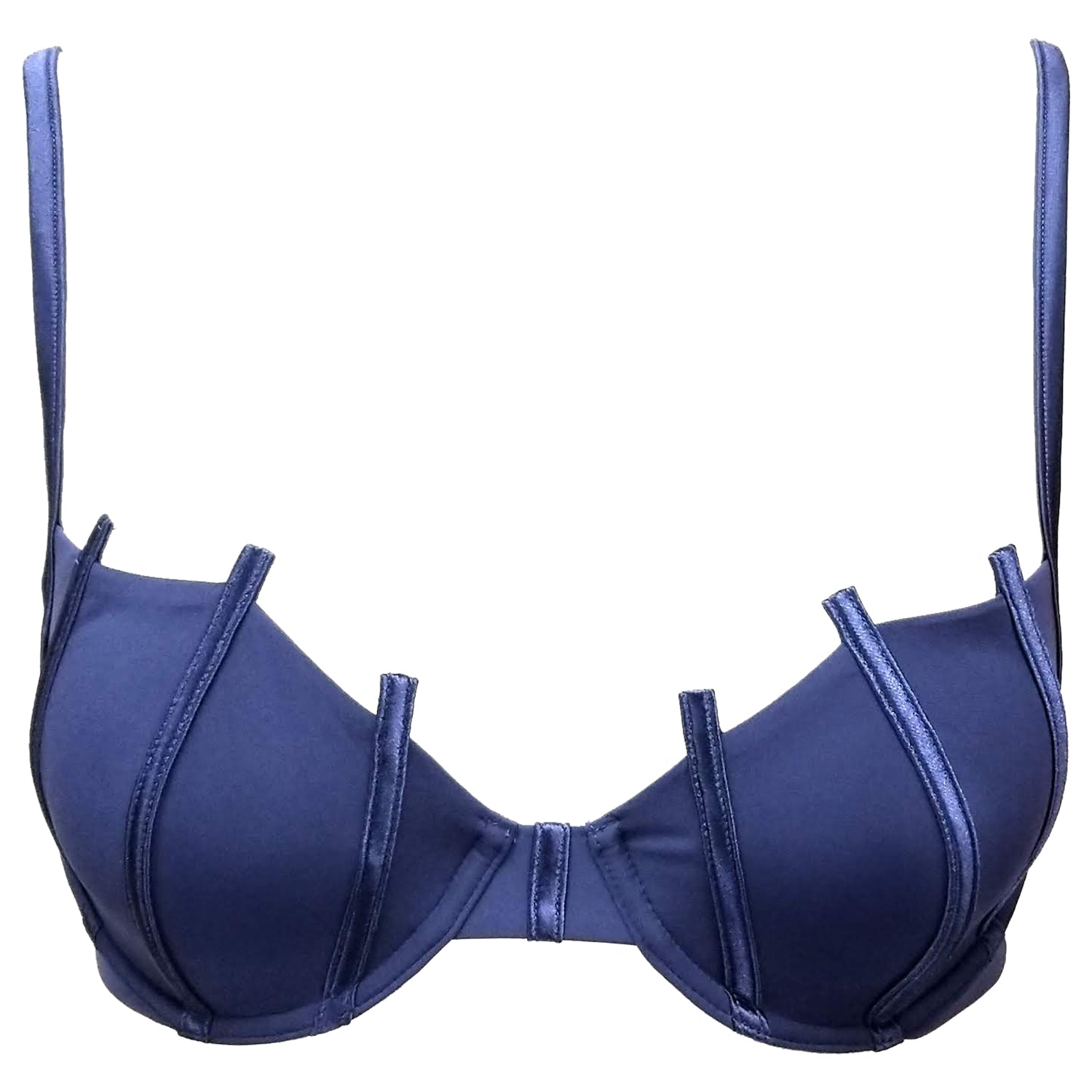 La Perla Graphique Couture Blue Bikini Top Womens Style : 801090 - 0061