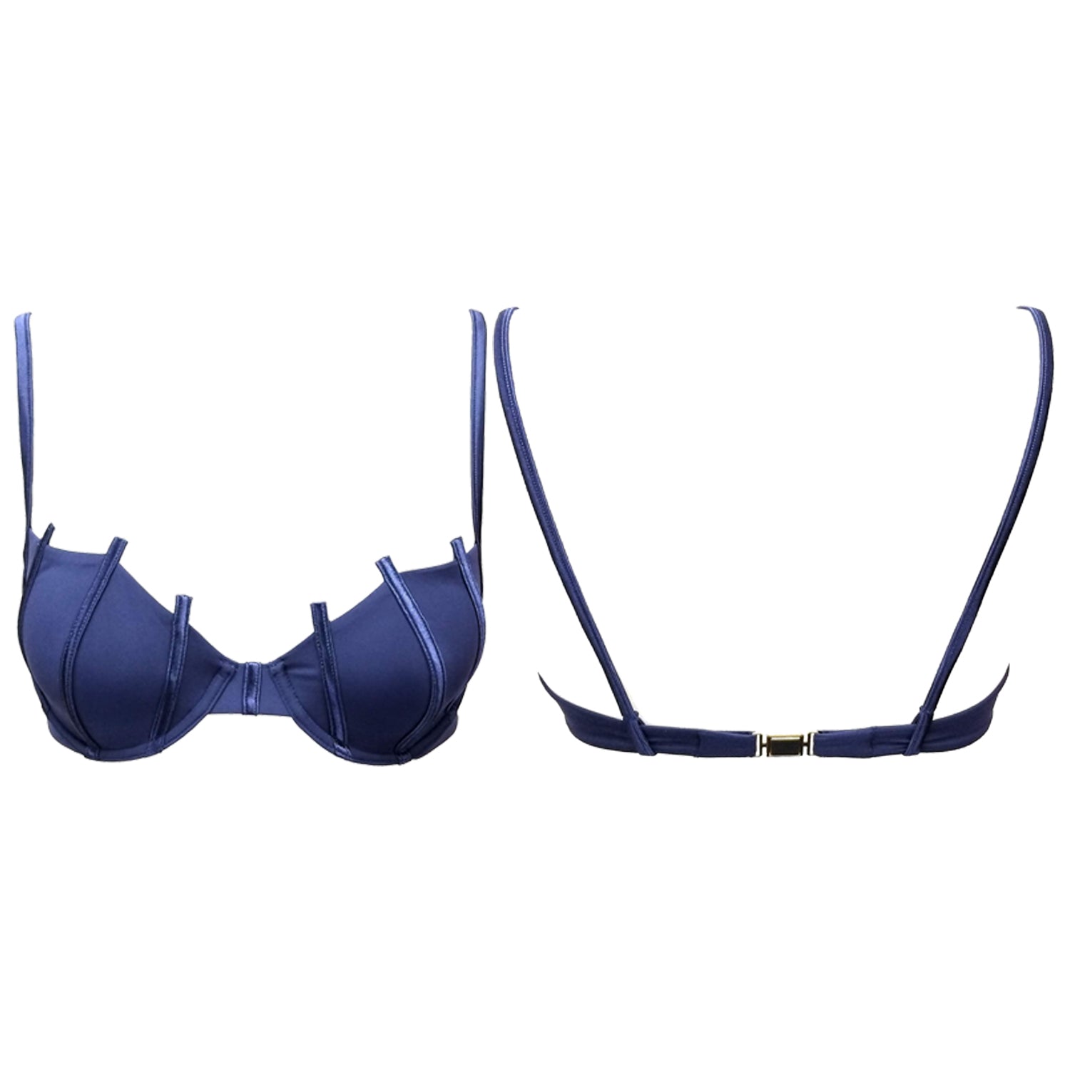 La Perla Graphique Couture Blue Bikini Top Womens Style : 801090 - 0061