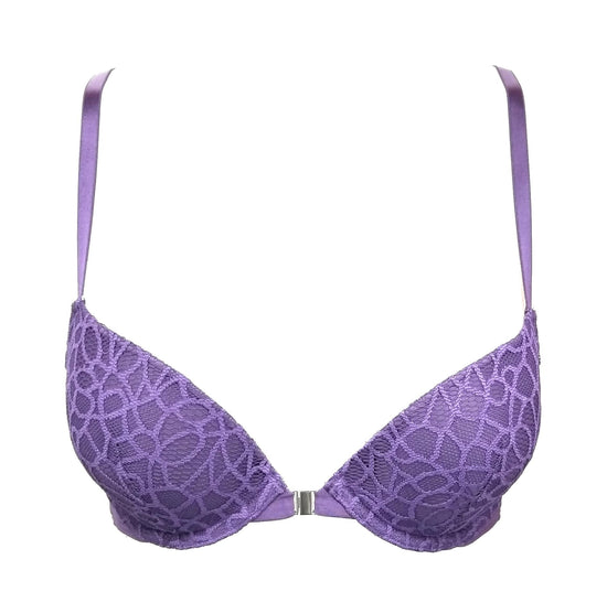 La Perla Iris Front Close Racerback Push Up Purple Bra Womens Style : 906163 - 0051