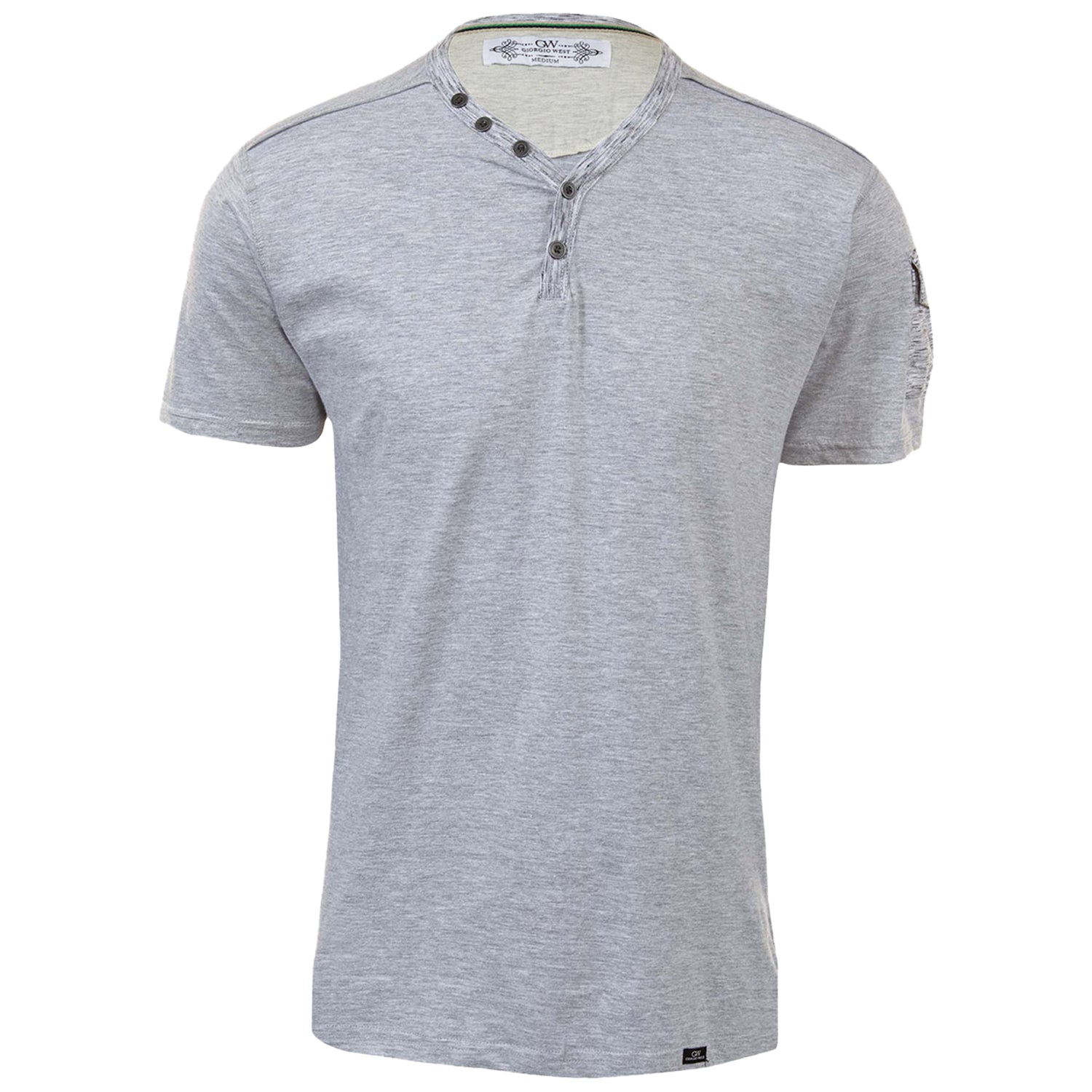 Giorgio West Modern Fit V-eack T-shirt Mens Style : Dp1301ct