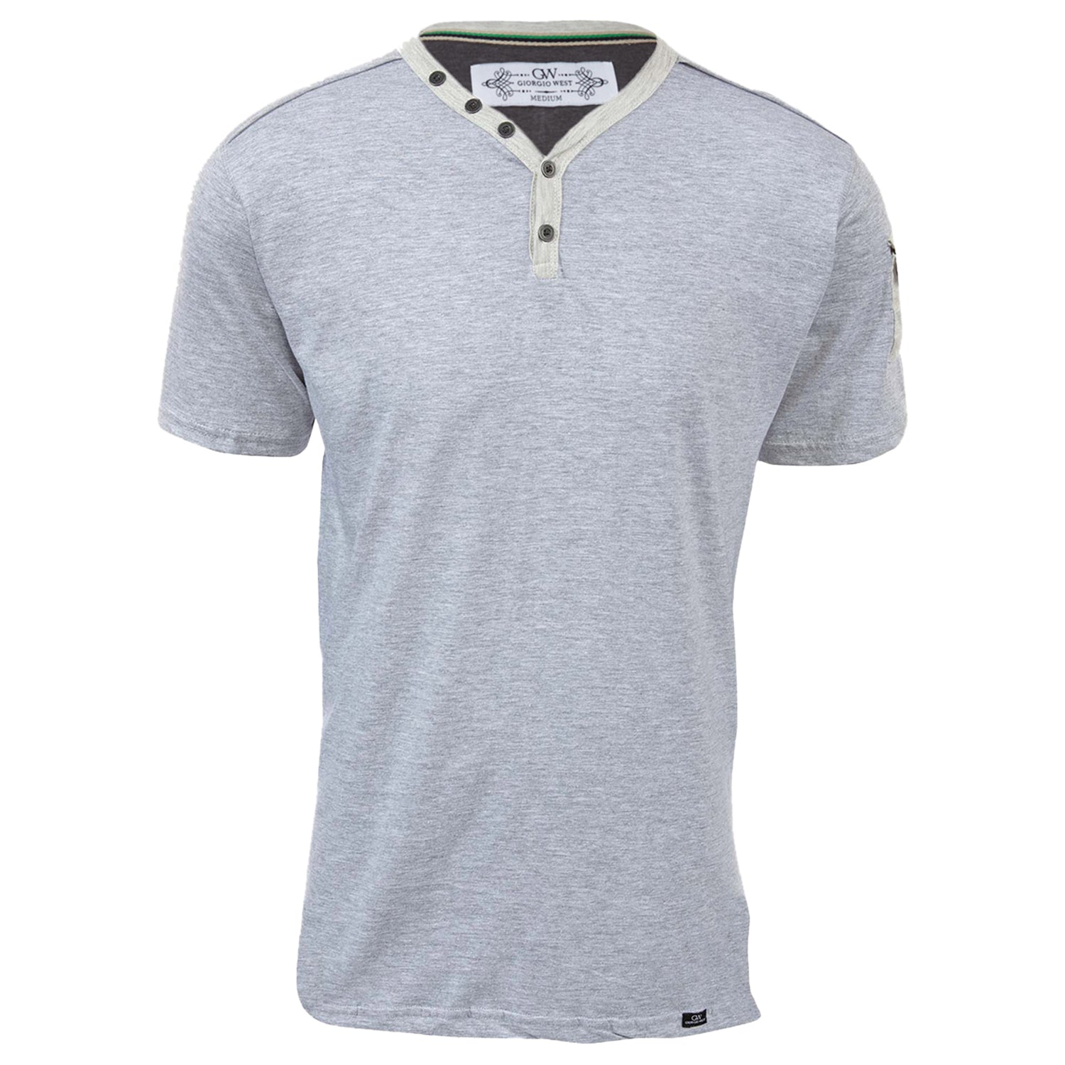 Giorgio West Modern Fit V-eack T-shirt Mens Style : Dp1301ct