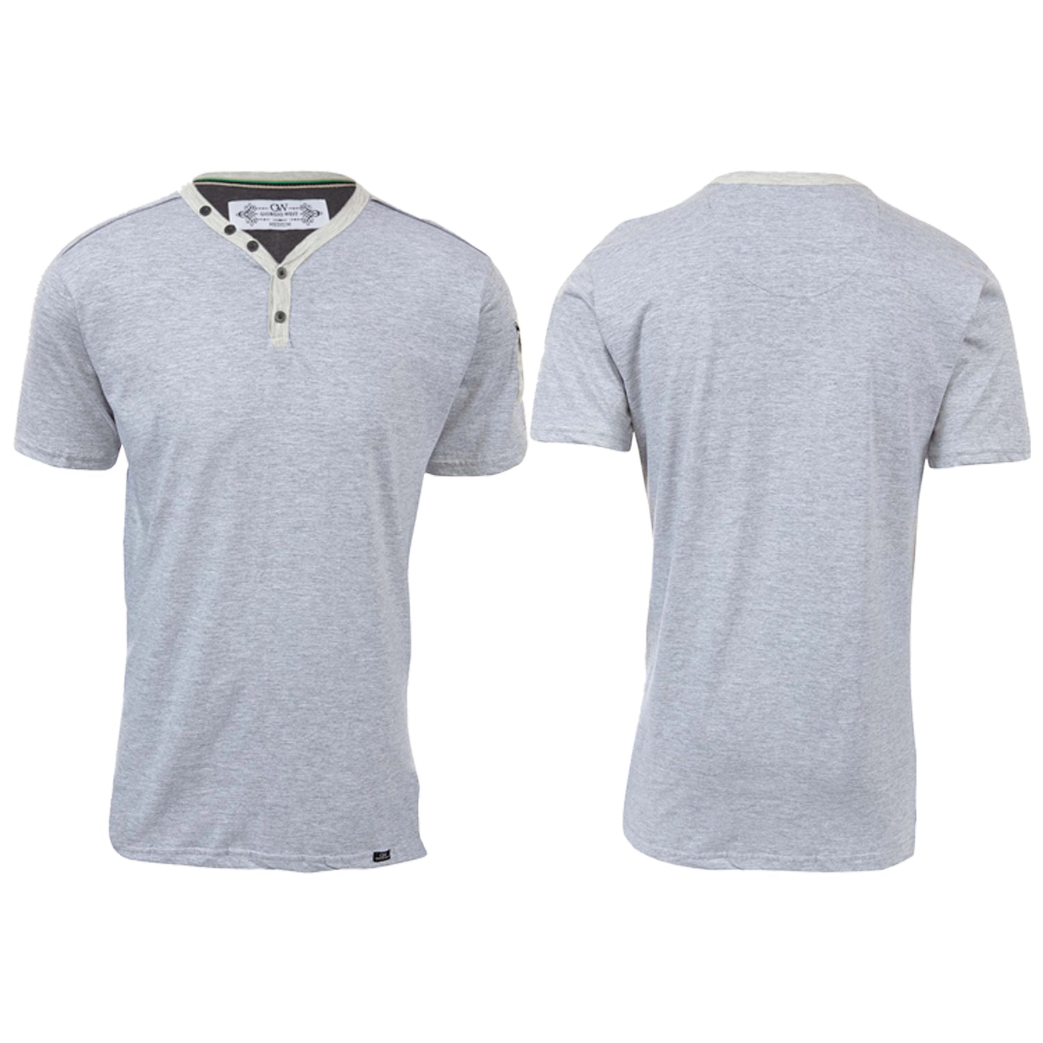 Giorgio West Modern Fit V-eack T-shirt Mens Style : Dp1301ct