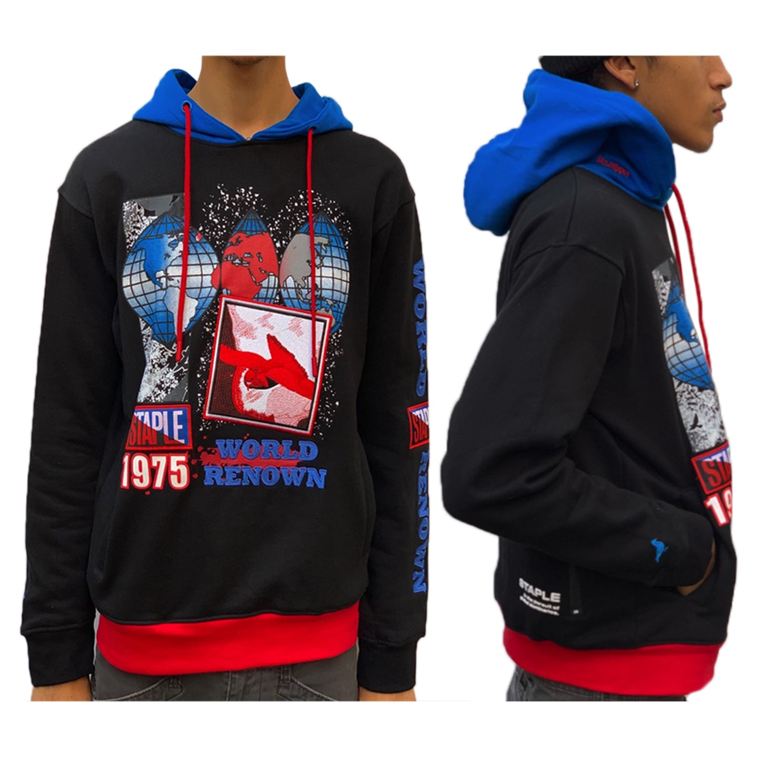 Staple World Renown Hoodie Mens Style : 1910h5912