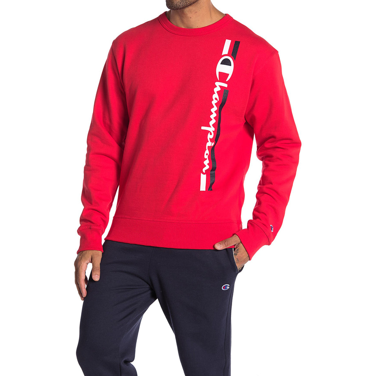 Champion Powerblend Fleece Crew Mens Style : Gf88hy07973