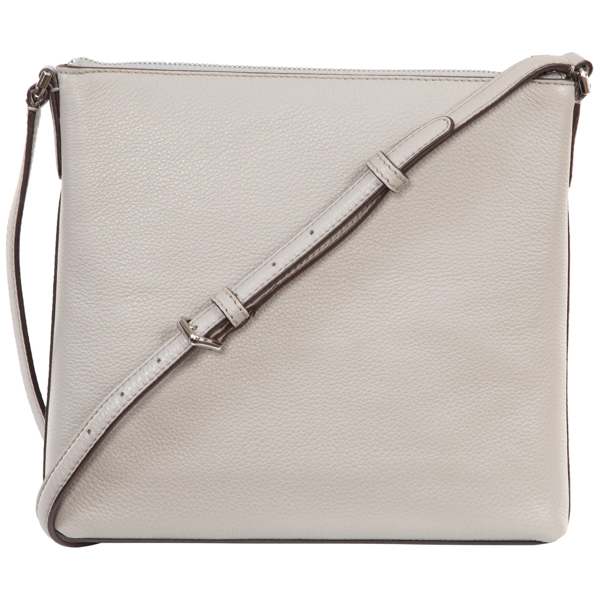 Kate Spade Jackson Top Zip Crossbody Bag Soft Taupe