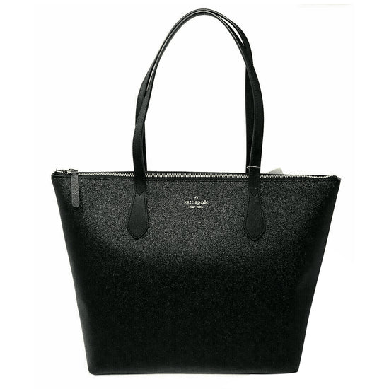 Kate Spade Joeley Glitter Tote Bag Large Black