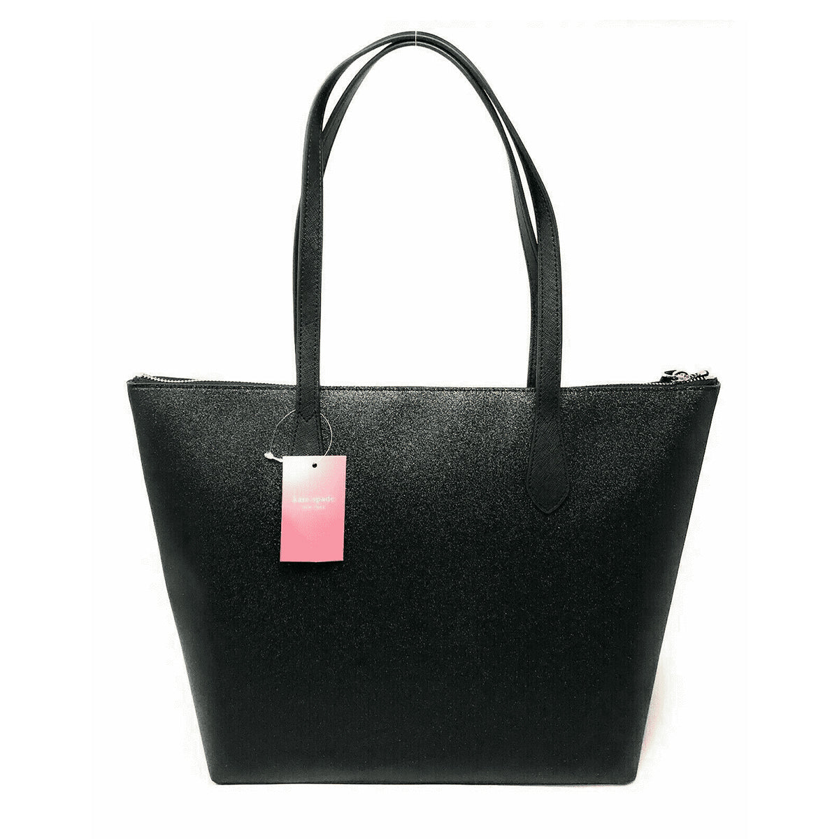 Kate Spade Joeley Glitter Tote Bag Large Black