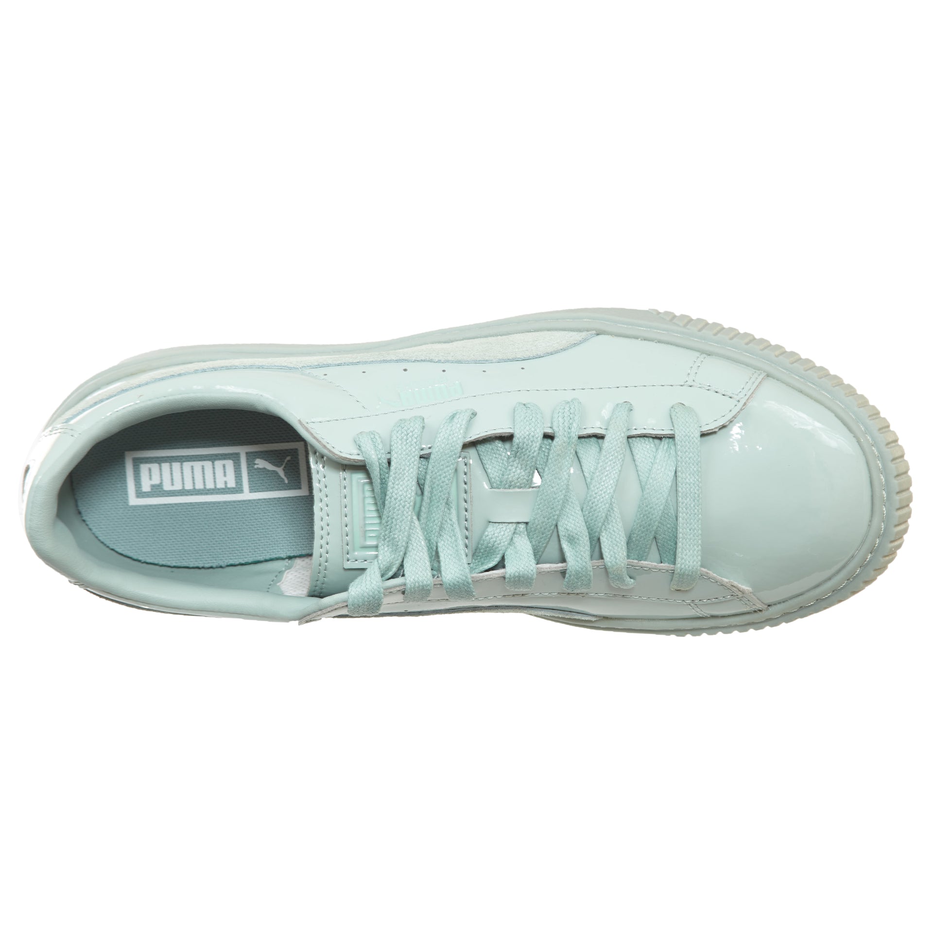 Puma Basket Platform Patent Womens Style : 363558