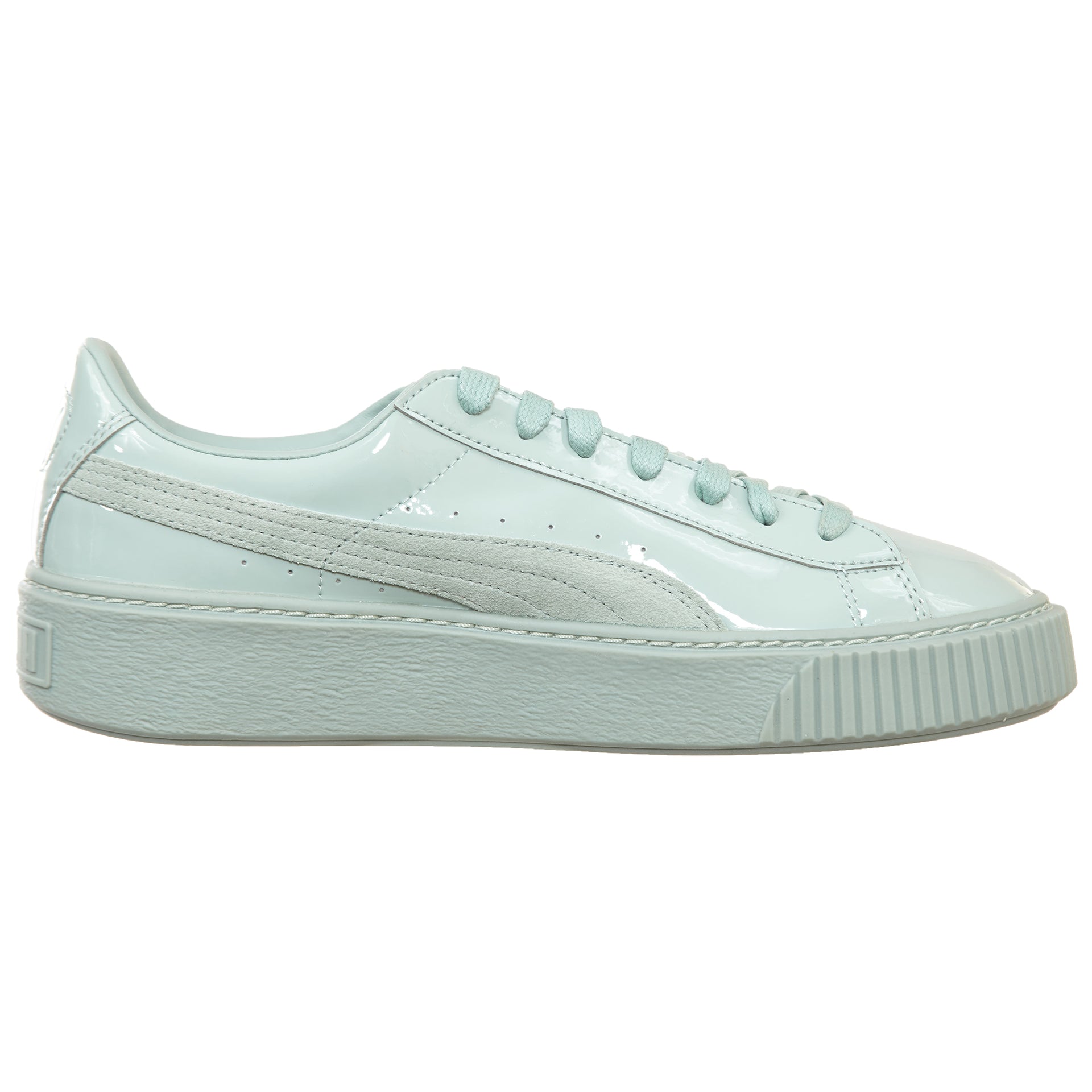 Puma Basket Platform Patent Womens Style : 363558