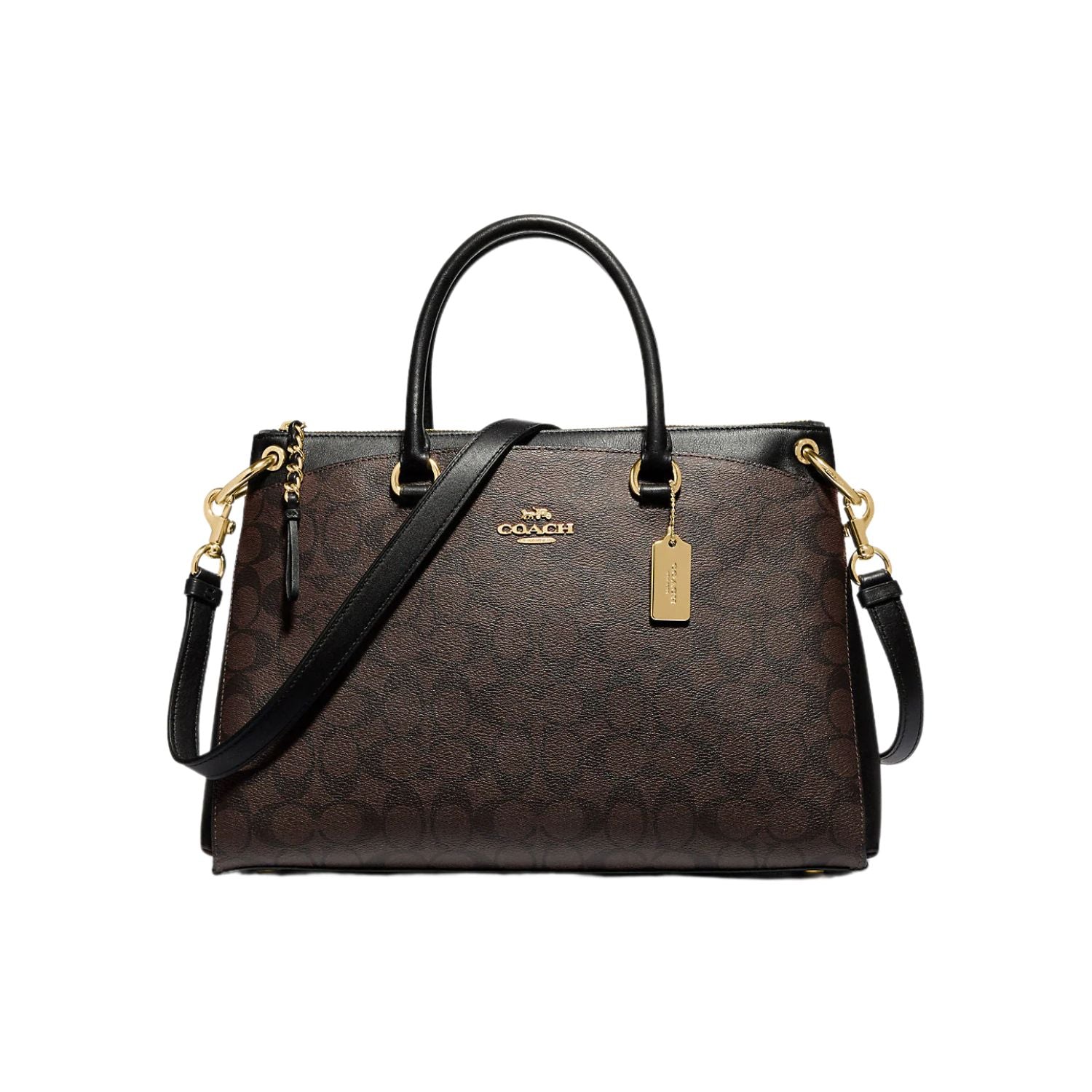 Coach Mia Satchel Signature Bag Womens Style : F76643