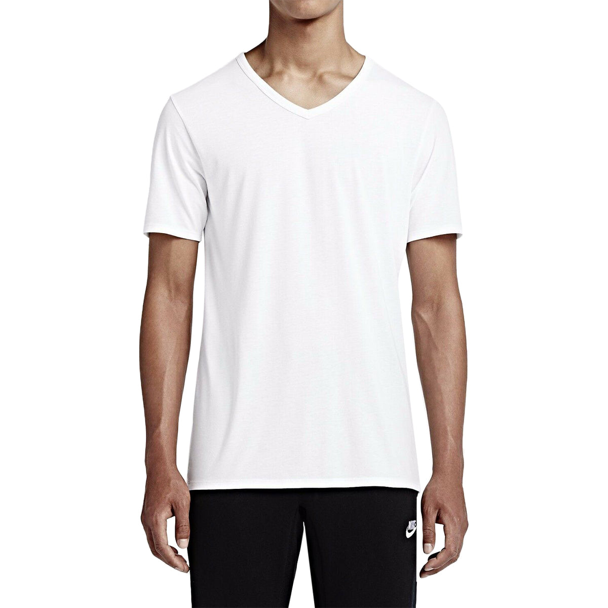 Nike Solid Futura V-neck Tee Mens Style : 708338