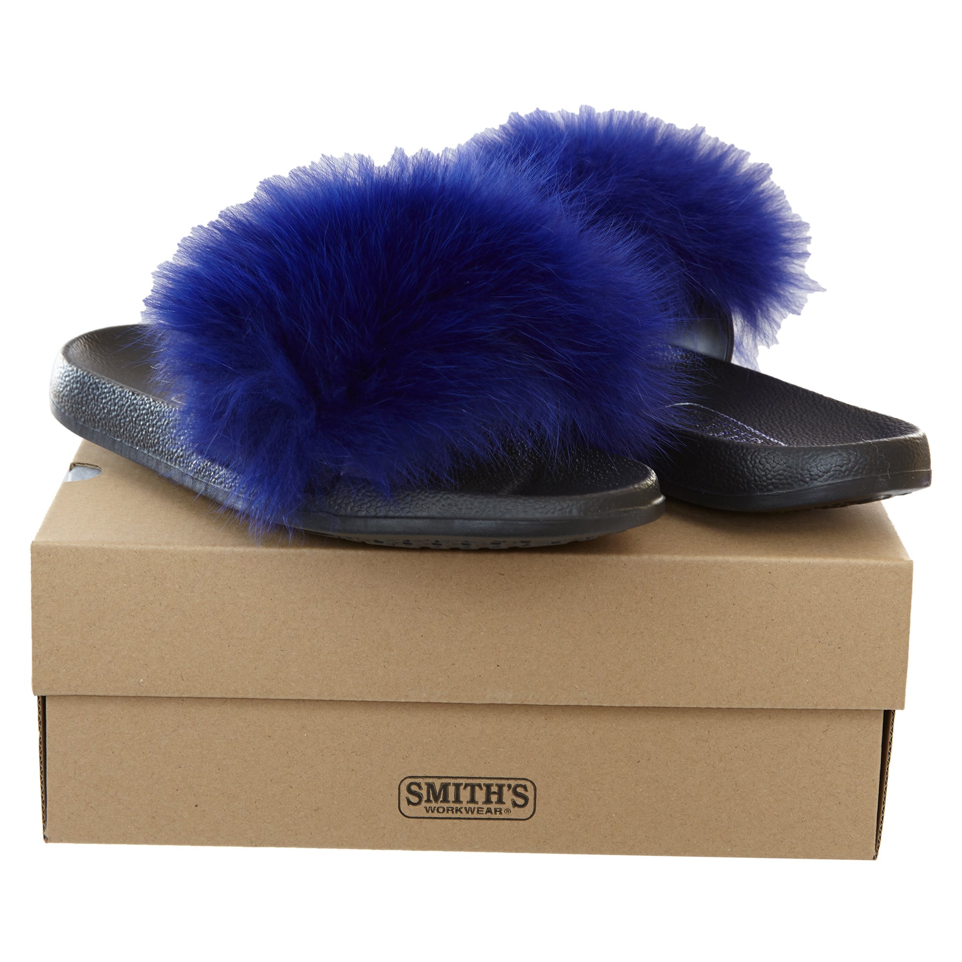 Smith's Work Wear Fur Slide Slipper Womens Style : Sm10008