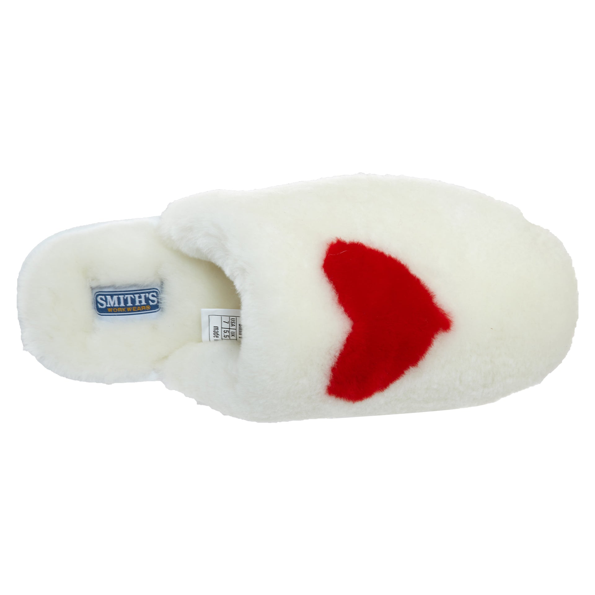 Smith's Work Wear Shearling Heart Slipper Womens Style : Sm10006