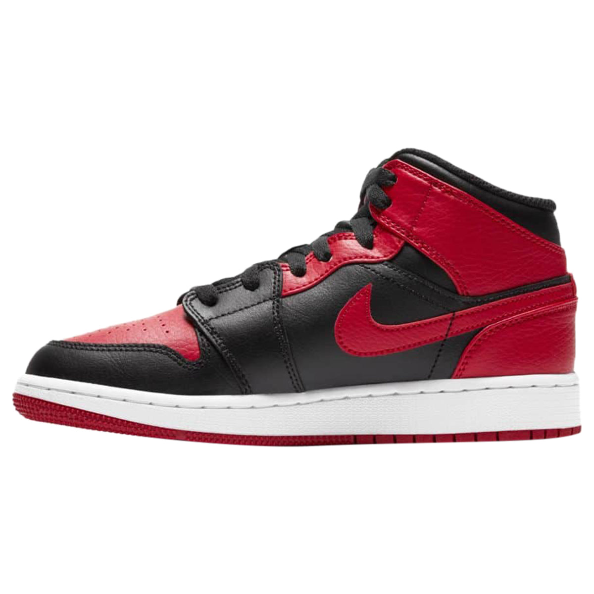 Jordan 1 Mid "Banned" Big Kids Style : 554725-074