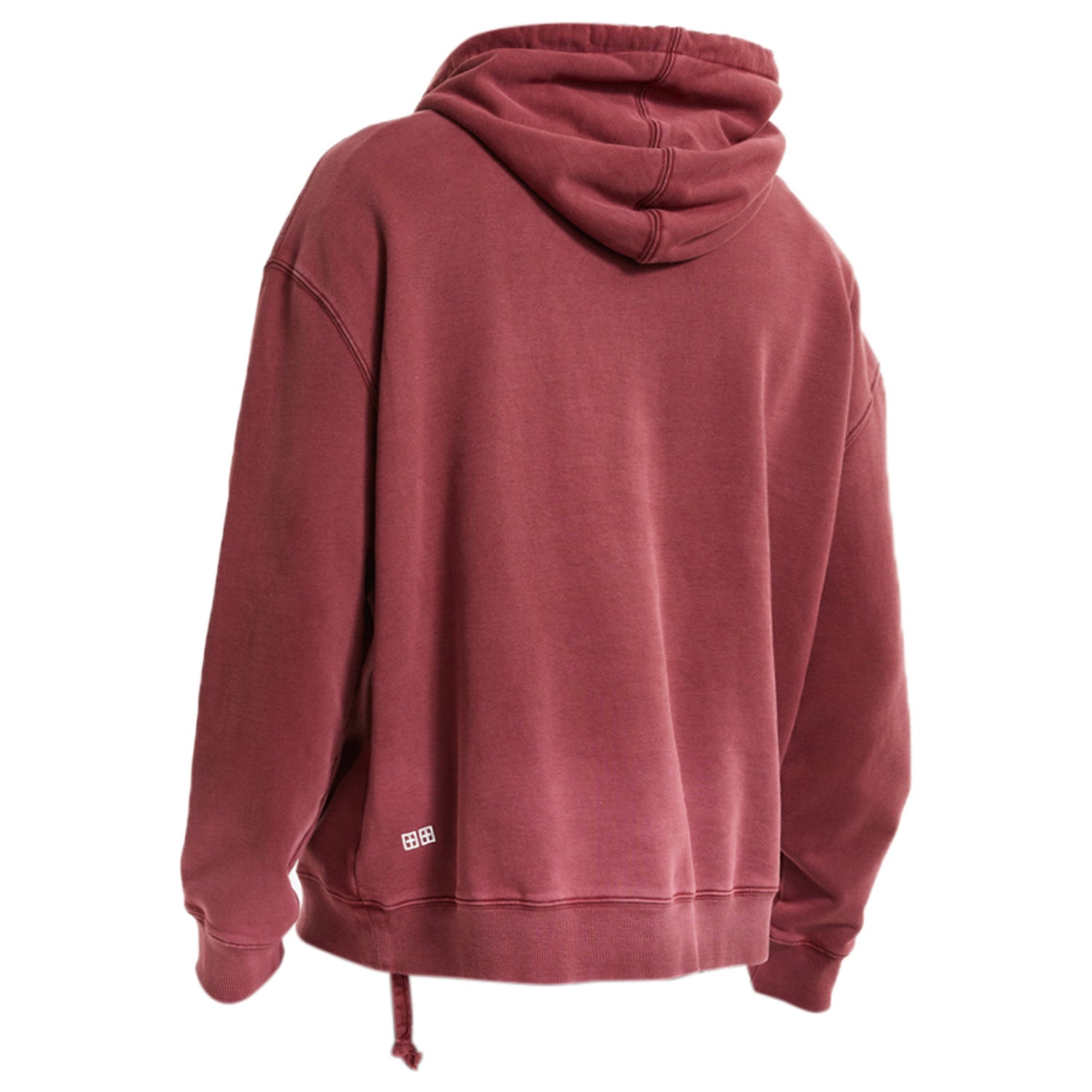 Ksubi Box Logo Biggie Hoodie Cabernet Mens Style : 5000005622