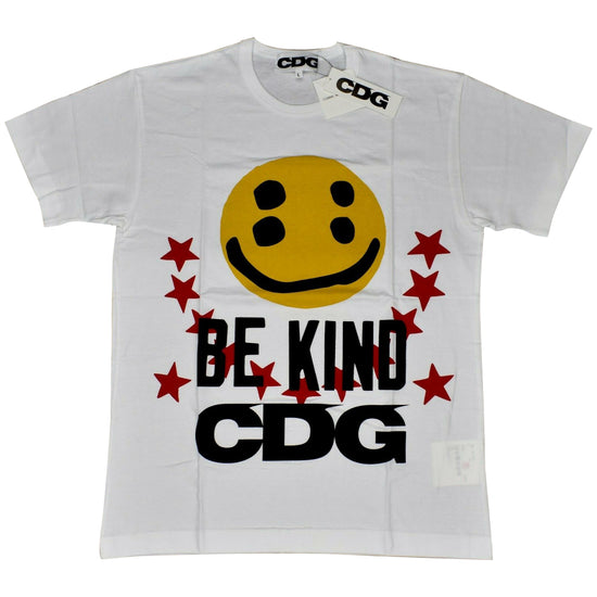 Cdg Cactus Plant Flea Market X Smiley Face Be Kind T-shirt Mens Style : Sz-t038