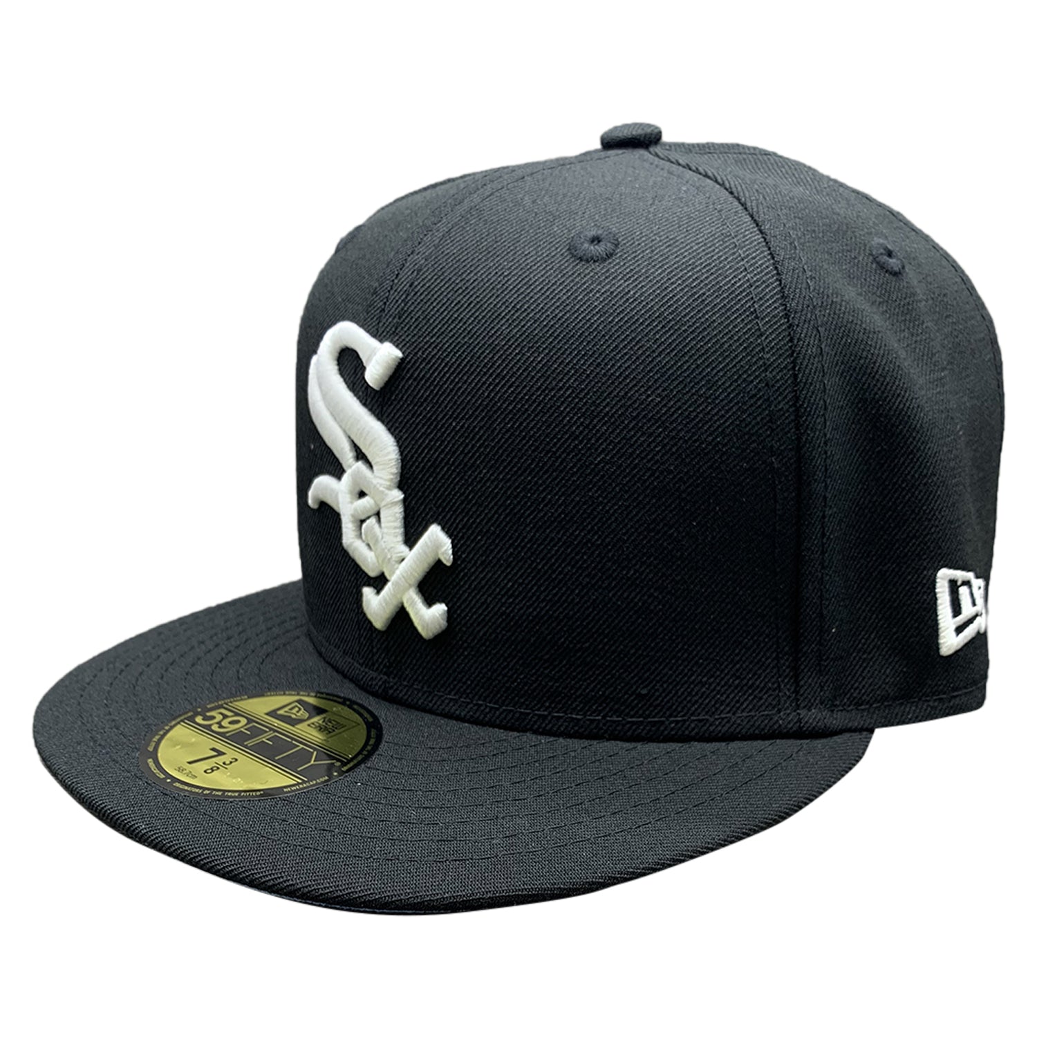 New Era Chicago White Sox Icy Side Patch 59fifty Fitted Hat Unisex Style : HHH-BV-60180910