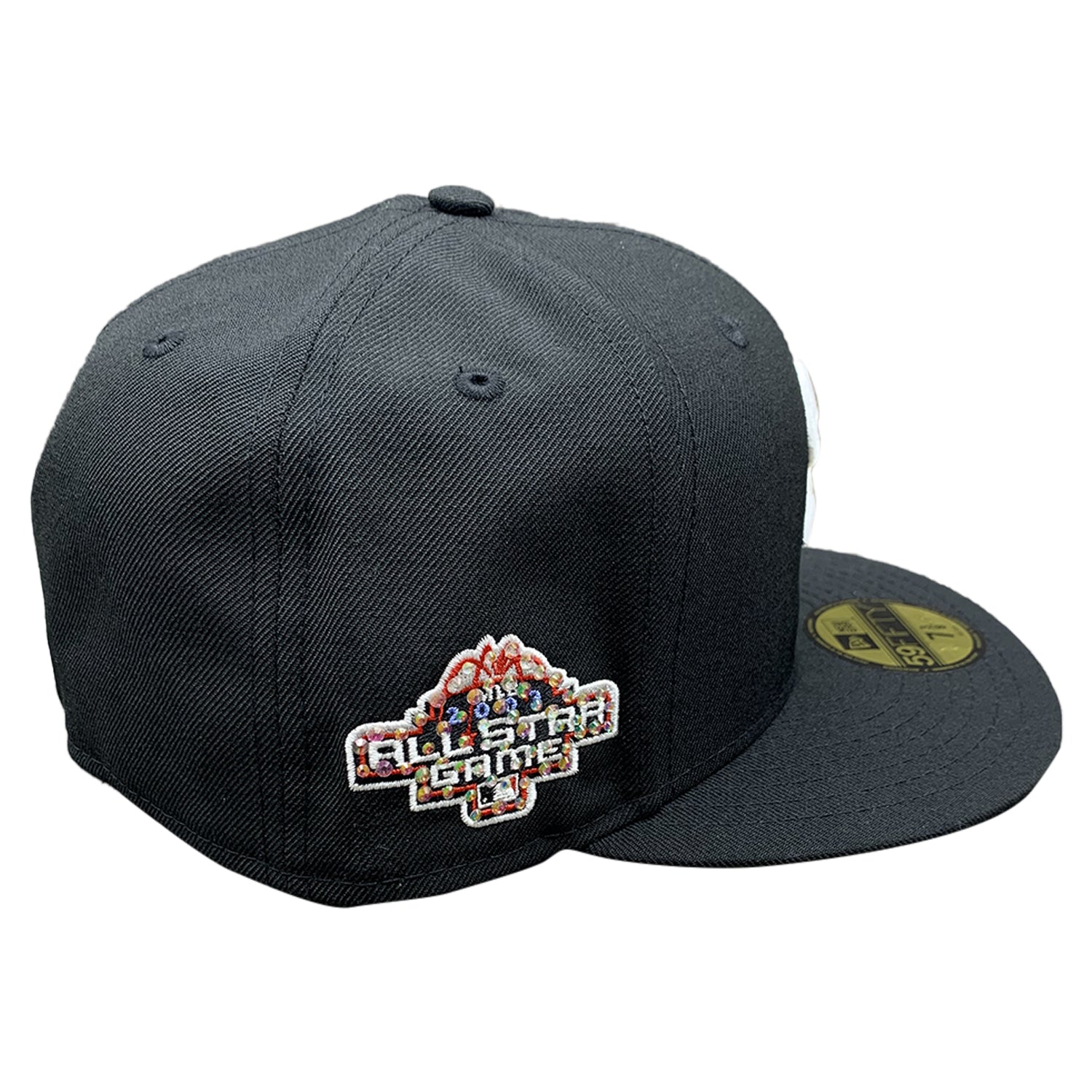 New Era Chicago White Sox Icy Side Patch 59fifty Fitted Hat Unisex Style : HHH-BV-60180910