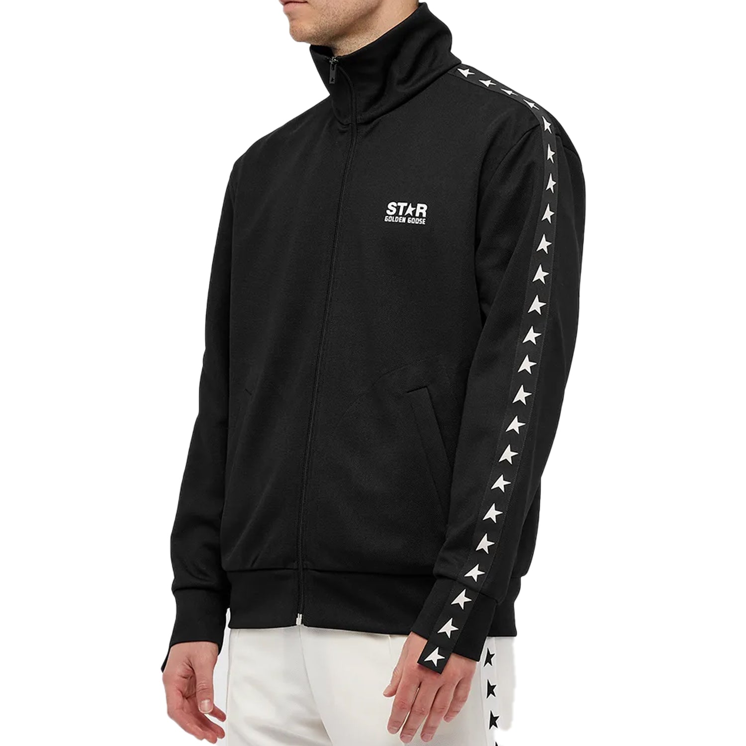 Golden Goose Zipped Track Jacket Denis Mens Style : Gmp00875.p000520.80203