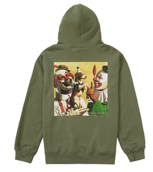 Supreme Butthole Surfers Hooded Sweatshirt Light Olive - NY Tent Sale