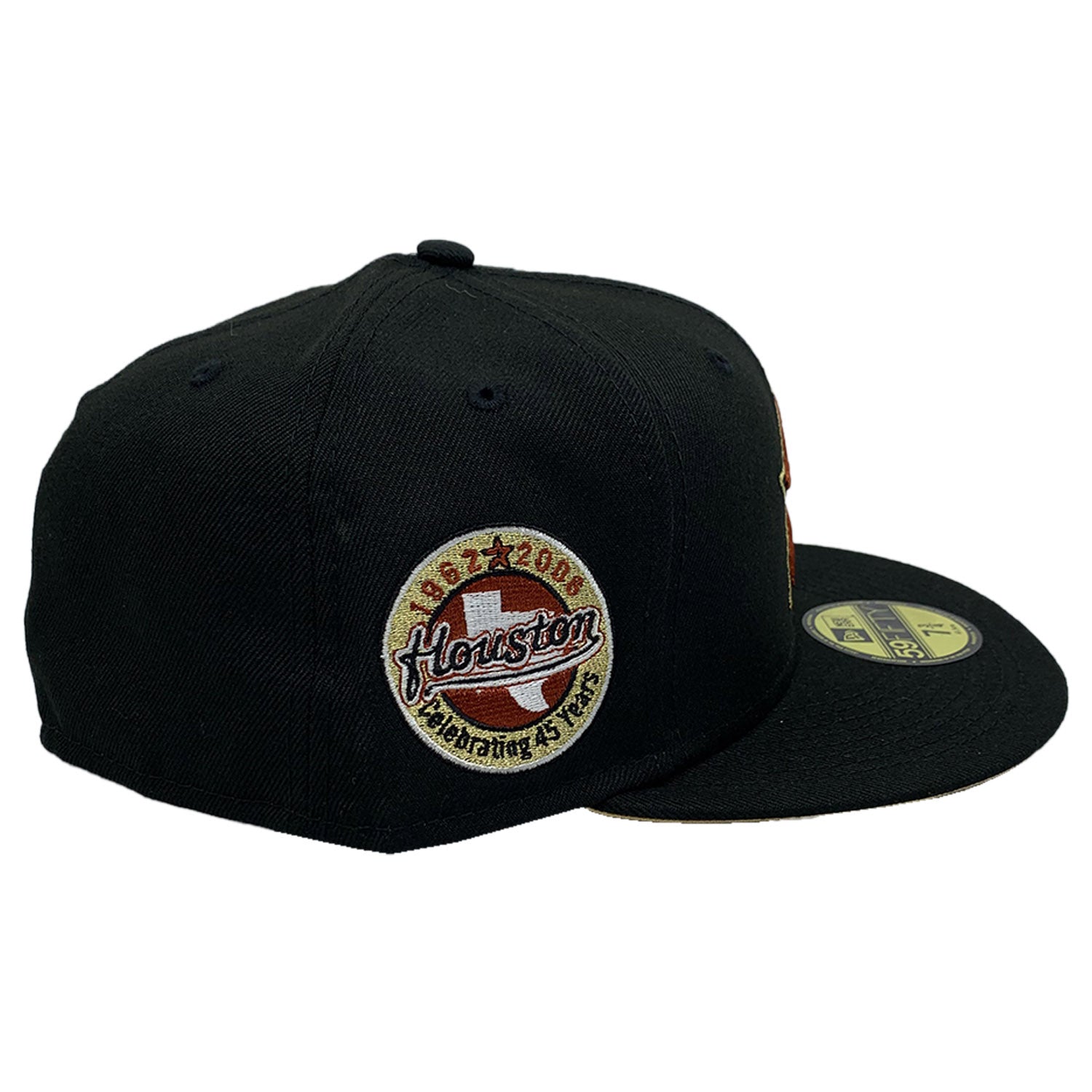 New Era Fitted 5950 Houastco 45yr Blsck Poly Mens Style : Hhh-gv-70637510