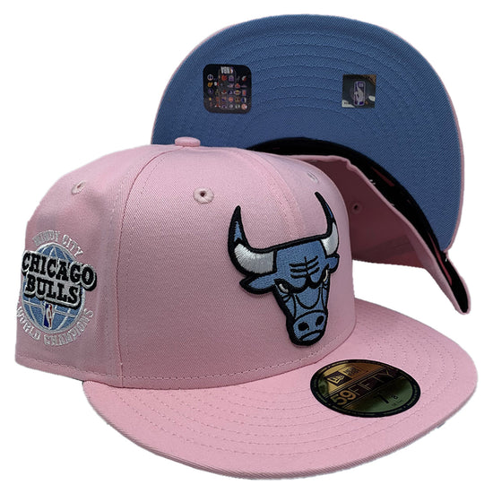 New Era Fitted 5950 Chibul Nickname Pink Poly Sky 8 Unisex Style : Hhh-pv-70638006