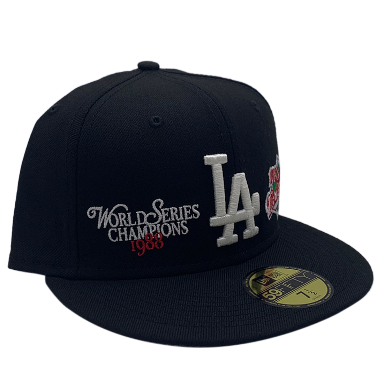 New Era FITTED HAT 59fifty 8852 Los Angeles Dodgers World Series Fitted Hats Unisex Style : 60185208