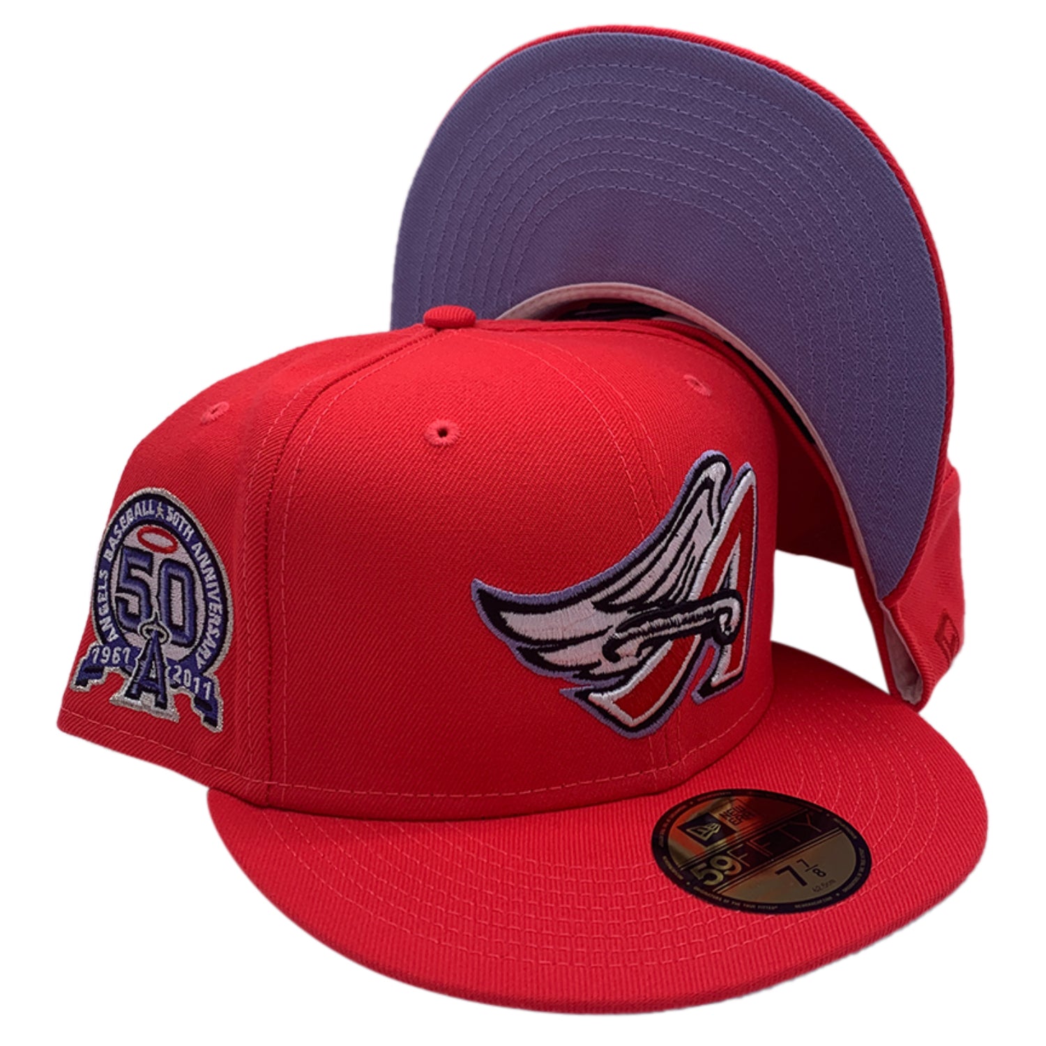 New Era 5950 Angels Baseball 50th Anniversary Hat Unisex Style : HHH-PV-70586763